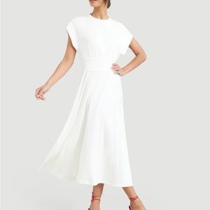 Modern Citizen long white Jersey dress